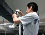 丰沃达医药物流施工现场